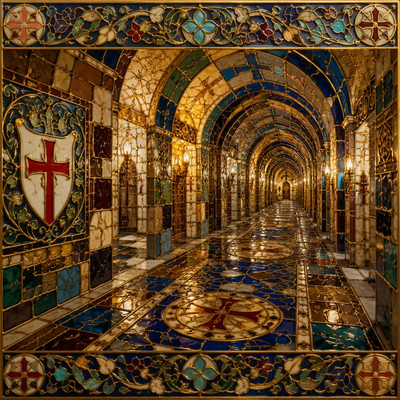 Temppeliritareiden maanalainen tunnelikäytävä Temppeliritareiden maanalainen tunnelikäytävä