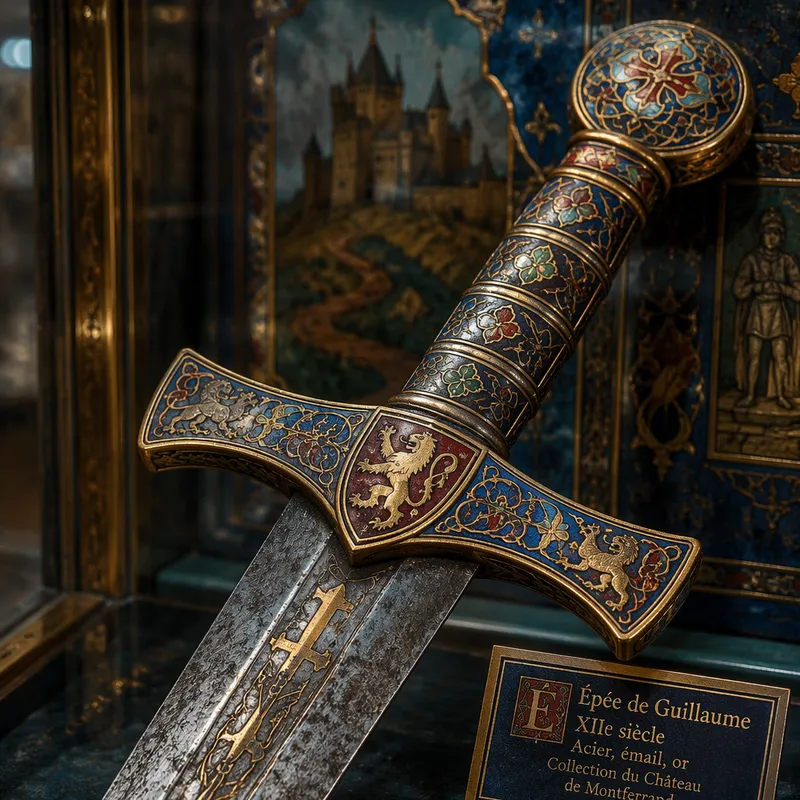 Historiallinen keskiaikainen miekka museon kokoelmissa Historiallinen keskiaikainen miekka museon kokoelmissa