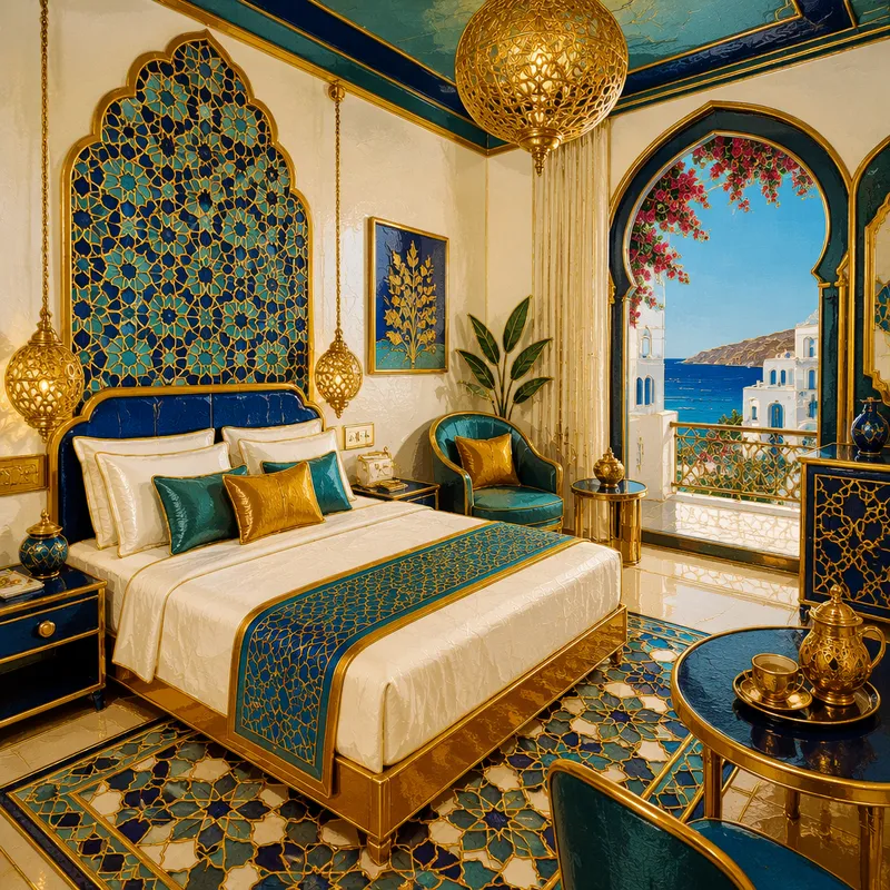 Moderni boutique-hotellihuone Tel Avivissa