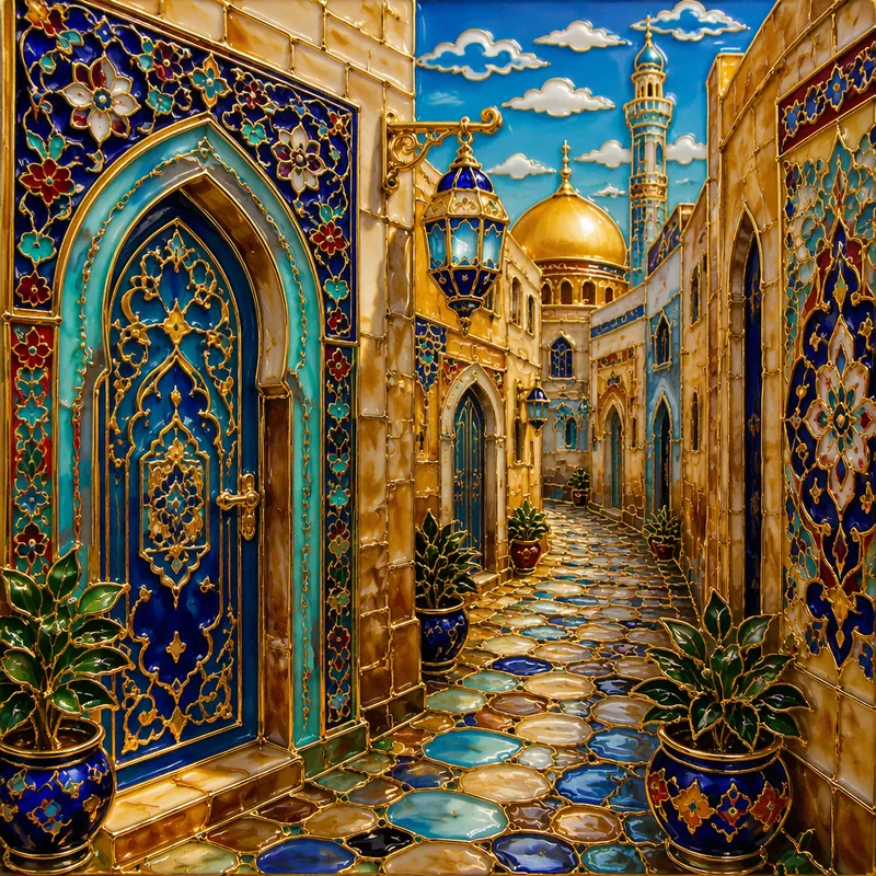 Jerusalemin vanhankaupungin kapeat kiviset kujat Jerusalemin vanhankaupungin kapeat kiviset kujat