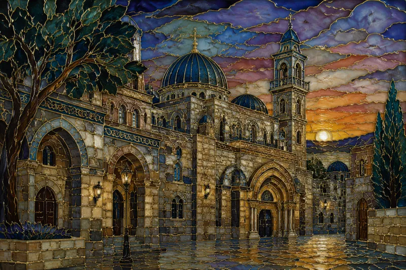 Notre Dame of Jerusalem Centerin historiallinen rakennus